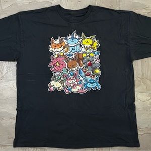 Unisex XL Eeveelutions Pokémon t-shirt